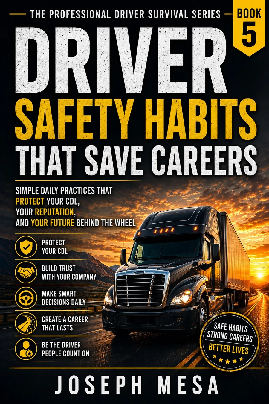 Cover of Driver Safety Habits That Save Careers by Joseph Mesa